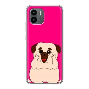 Чохол (ТПУ) Милі песики для Xiaomi Redmi A1 (Веселий Мопсік)