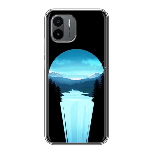 Чехол с рисунком «Синий Водопад» для Xiaomi Redmi A1 Чехол с рисунком «Синий Водопад» для Xiaomi Redmi A1