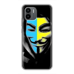 Чехол с Украинской символикой на Редми А2 (Анонимус патриот)