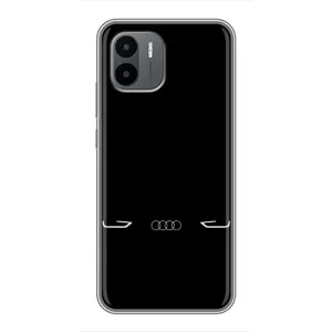 Силиконовый бампер с картинкой машины на Xiaomi Redmi A2 (Силует Audi)