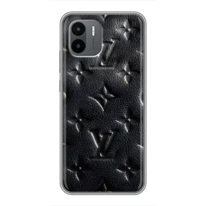 Текстурний Чохол Louis Vuitton для Редмі А2 (Чорний ЛВ)