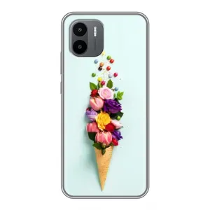 Чохли з тематикою "КВІТИ" на Xiaomi Redmi A2 (Квітка-морозиво)