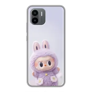 Чехол с принтом Лабубу для Xiaomi Redmi A2 (Фиолетовый Лабубу)