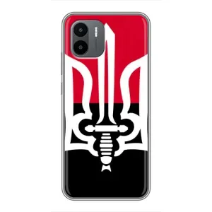 Чехлы УПА (Красно-Чёрный) на Xiaomi Redmi A2 (Герб Украины)