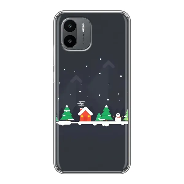 Чехол с рисунком «Город зимний» для Xiaomi Redmi A2 Чехол с рисунком «Город зимний» для Xiaomi Redmi A2