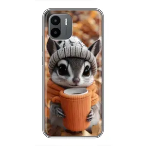 Друкований чохол 'Звірята з кавою' для Xiaomi Redmi A2 (Гризунчик з кавою)