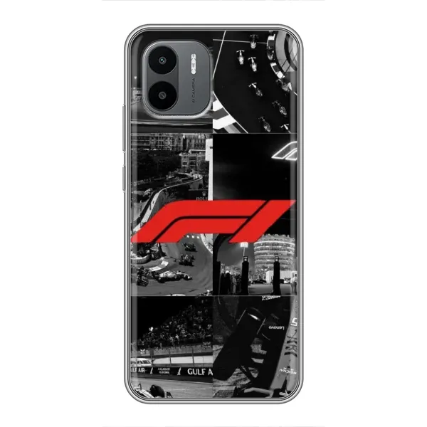 Чехол с рисунком «Коллаж Формула 1» для Xiaomi Redmi A2 Чехол с рисунком «Коллаж Формула 1» для Xiaomi Redmi A2