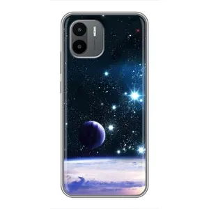 Чехол (ТПУ) с планетами на Xiaomi Redmi A2 (Космический вид)