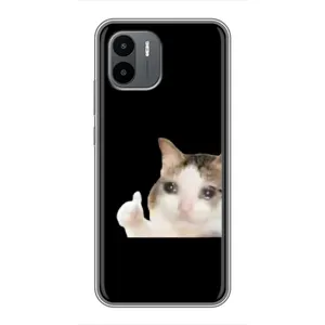 Бампер с принтом Мемы для Xiaomi Redmi A2 (Кот в слезах)
