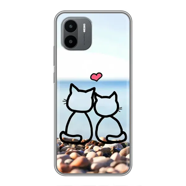 Чехол с рисунком «Котейки» для Xiaomi Redmi A2 Чехол с рисунком «Котейки» для Xiaomi Redmi A2