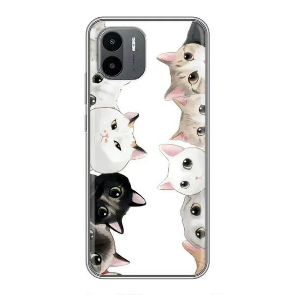 Чехол с рисунком «Коты» для Xiaomi Redmi A2