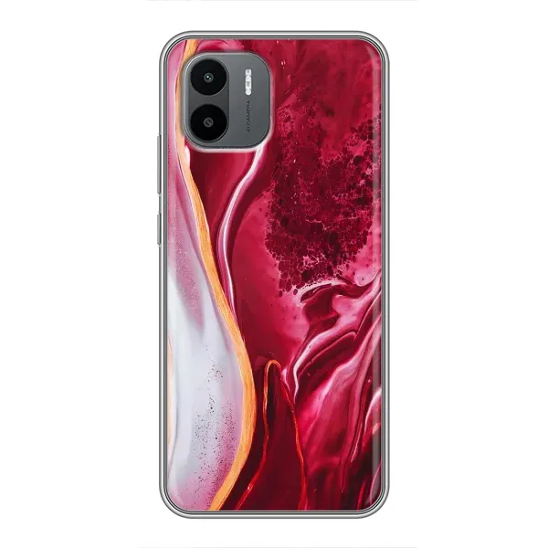 Чехол с рисунком «Красный мрамор» для Xiaomi Redmi A2 Чехол с рисунком «Красный мрамор» для Xiaomi Redmi A2