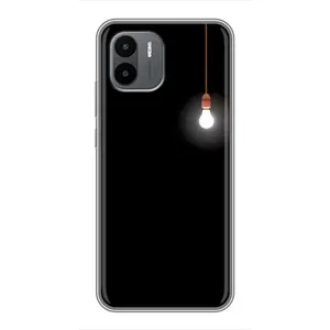 Чохол з картинками на чорному фоні для Xiaomi Redmi A2 (Лампочка)