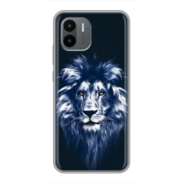 Чехол с рисунком «Лев - синий» для Xiaomi Redmi A2 Чехол с рисунком «Лев - синий» для Xiaomi Redmi A2
