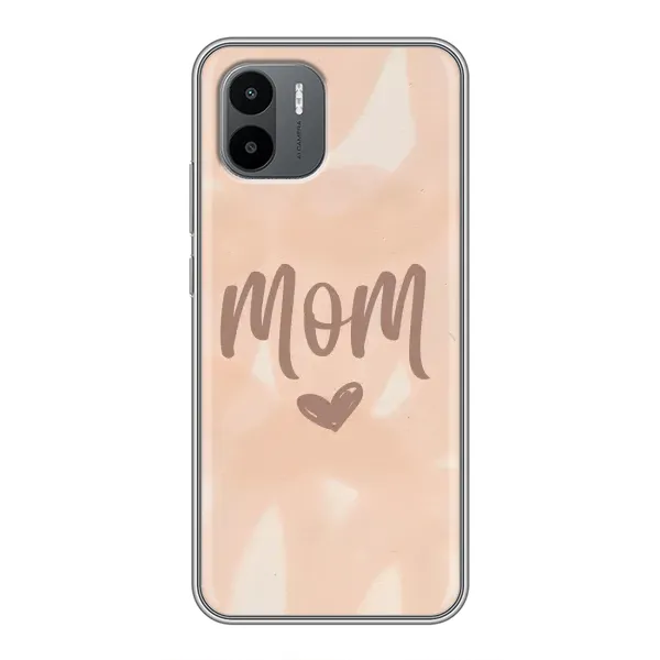 Чехол с рисунком «Love mom» для Xiaomi Redmi A2 Чехол с рисунком «Love mom» для Xiaomi Redmi A2
