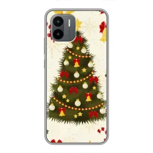 Чохол новорічна ялинка на Xiaomi Redmi A2 (Новорічний принт)