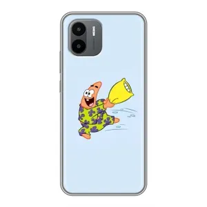 Чехлы с Патриком на Xiaomi Redmi A2 (Патрик с подушкой)