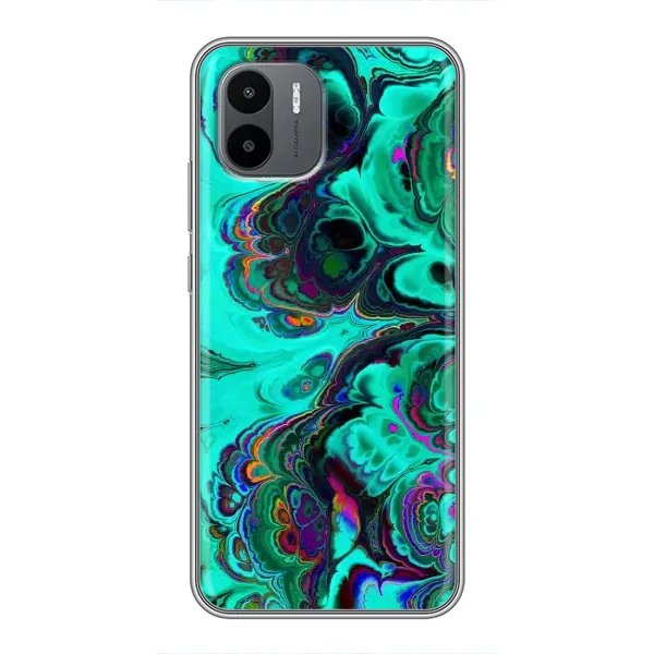 Чехол с рисунком «Салатный мрамор» для Xiaomi Redmi A2 Чехол с рисунком «Салатный мрамор» для Xiaomi Redmi A2