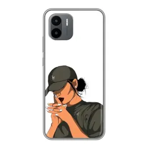 Силіконовый Чохол на Xiaomi Redmi A2 з картинкой Модных девушек (У зеленому)