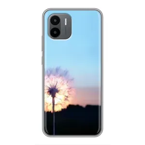 Силіконовий Чохол з кульбабками на Xiaomi Redmi A2 (Захід з кульбабкою)