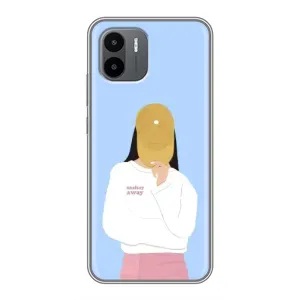 Силіконовый Чохол на Xiaomi Redmi A2 з картинкой Модных девушек (Жовта кепка)