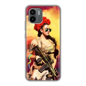 ЗСУ Чехлы (TPU) для Xiaomi Redmi A2 (Женщина солдат)