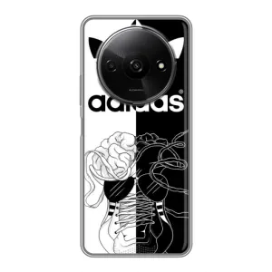 Чохол с стилі "Адідас" для Редмі А3 (Adidas шнурки)