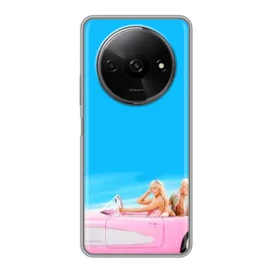 Силиконовый Чехол Барби Фильм на Xiaomi Redmi A3 (Барби и Кен)