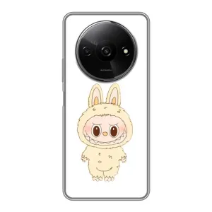 Чохол з принтом Лабубу для Xiaomi Redmi A3 (Бежевий Лабубу)