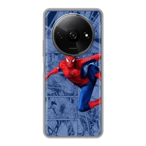 Силиконовый Чехол для Xiaomi Redmi A3 (Человек Паук)