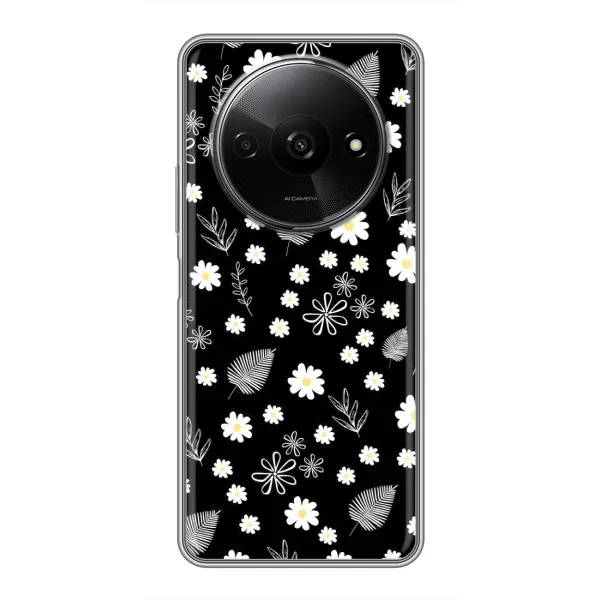 Чехол с рисунком «цветение на чорном» для Xiaomi Redmi A3 Чехол с рисунком «цветение на чорном» для Xiaomi Redmi A3
