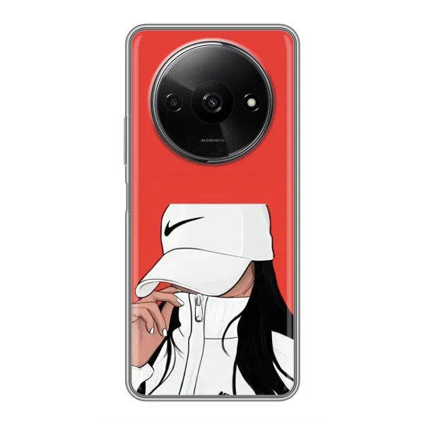 Чехол с рисунком «Девушка Nike» для Xiaomi Redmi A3 Чехол с рисунком «Девушка Nike» для Xiaomi Redmi A3