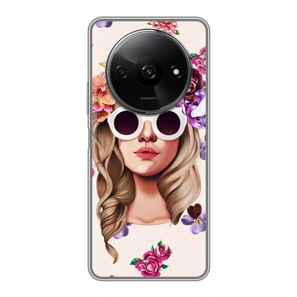 Чехол с рисунком «Девушка в очках» для Xiaomi Redmi A3 Чехол с рисунком «Девушка в очках» для Xiaomi Redmi A3
