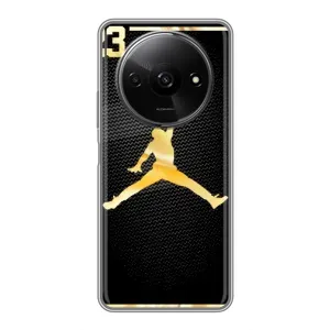 Силіконовый Чохол Nike Air Jordan на Редмі А3 (Джордан 23)