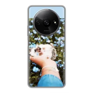 Чохли з зображенням різних тварин на Xiaomi Redmi A3 (Їжачок в руці)