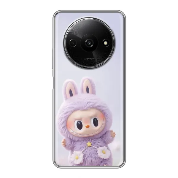 Чехол с рисунком «Фиолетовый Лабубу» для Xiaomi Redmi A3 Чехол с рисунком «Фиолетовый Лабубу» для Xiaomi Redmi A3