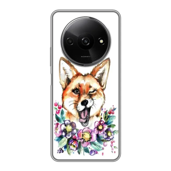 Чехол с рисунком «Хитрая лиса» для Xiaomi Redmi A3 Чехол с рисунком «Хитрая лиса» для Xiaomi Redmi A3