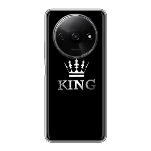 Чехол (Корона на чёрном фоне) для Редми А3 (KING)