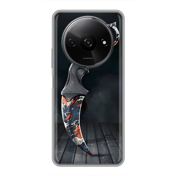 Чехол с рисунком «Кинжал КС ГО» для Xiaomi Redmi A3 Чехол с рисунком «Кинжал КС ГО» для Xiaomi Redmi A3