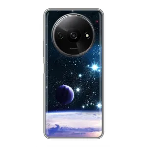 Чехол (ТПУ) с планетами на Xiaomi Redmi A3 (Космический вид)