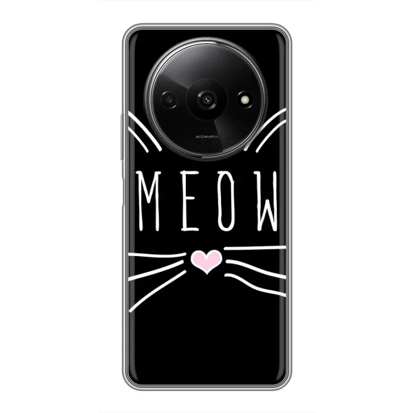 Чехол с рисунком «КОТИК MEOW» для Xiaomi Redmi A3 Чехол с рисунком «КОТИК MEOW» для Xiaomi Redmi A3