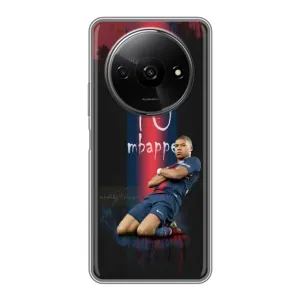 Чехол (TPU) с Футболистом на Xiaomi Redmi A3 (MBAPPE 10)