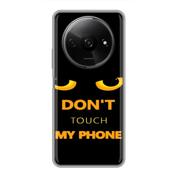 Чехол с рисунком «Не трогай мой телефон» для Xiaomi Redmi A3 Чехол с рисунком «Не трогай мой телефон» для Xiaomi Redmi A3