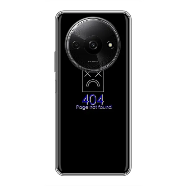 Чехол с рисунком «Ошибка 404» для Xiaomi Redmi A3 Чехол с рисунком «Ошибка 404» для Xiaomi Redmi A3