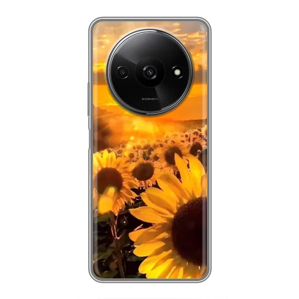 Чехол с рисунком «поле подсолнухов» для Xiaomi Redmi A3 Чехол с рисунком «поле подсолнухов» для Xiaomi Redmi A3