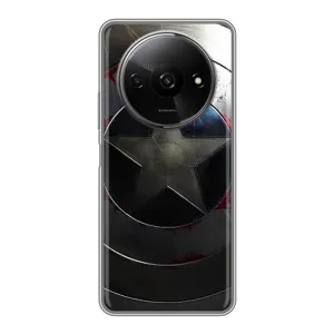 Чехол с Щитом Капитана Америки на Xiaomi Redmi A3 (Ретро Щит Капитана)