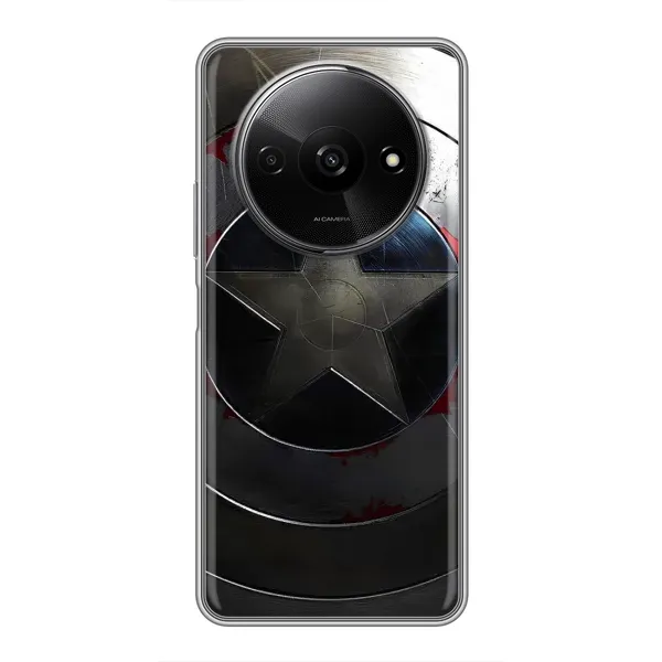 Чехол с рисунком «Ретро Щит Капитана» для Xiaomi Redmi A3 Чехол с рисунком «Ретро Щит Капитана» для Xiaomi Redmi A3