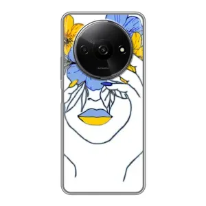 Чехол на Xiaomi Redmi A3 Украинский дизайн (Украинка на всю голову)
