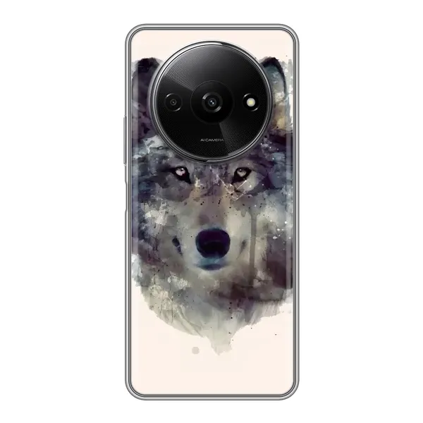 Чехол с рисунком «Волк» для Xiaomi Redmi A3 Чехол с рисунком «Волк» для Xiaomi Redmi A3