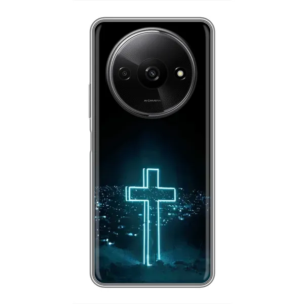 Чехол с рисунком «Яркий Крест» для Xiaomi Redmi A3 Чехол с рисунком «Яркий Крест» для Xiaomi Redmi A3